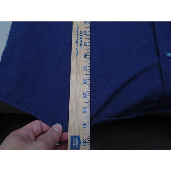 Rivian automotive official Tecgen FR Size XL Navy Work Button Shirt - Used - Picture 8 of 12